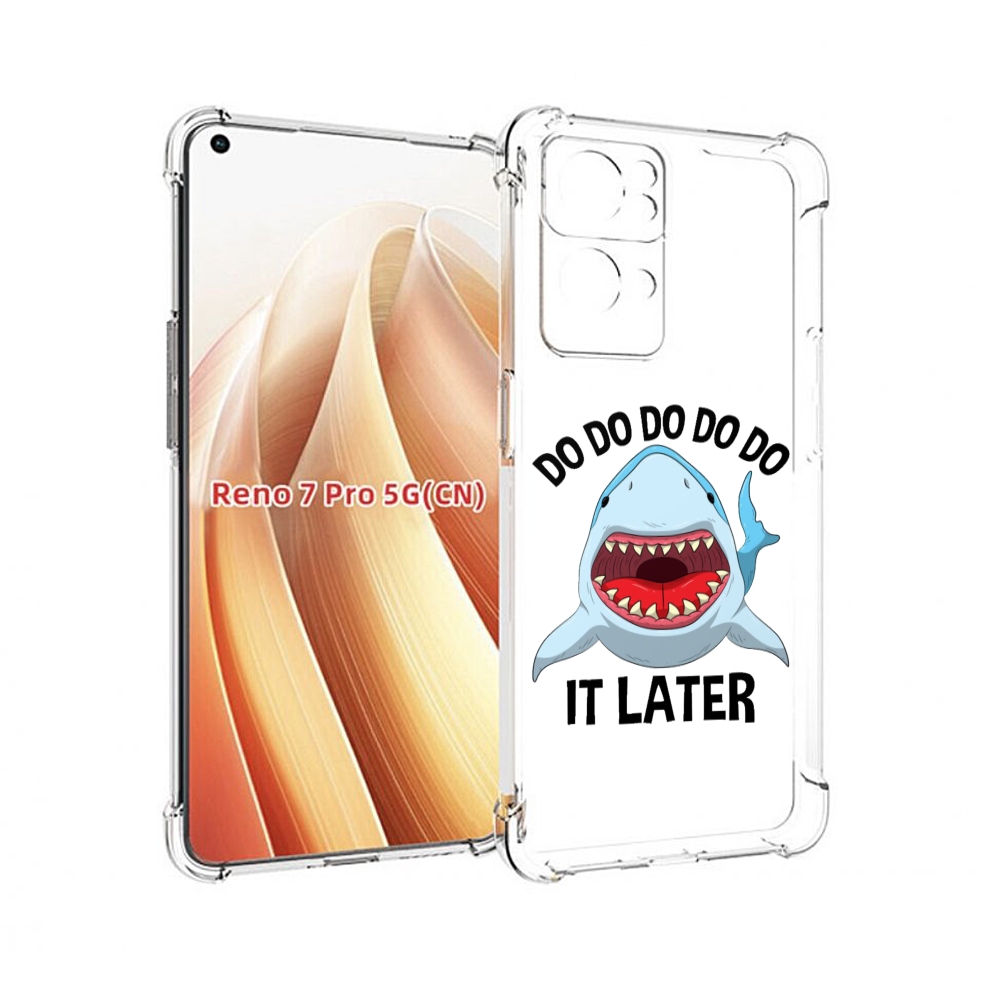 

Чехол MyPads Акула для OPPO Reno7 Pro 5G, Прозрачный, Tocco