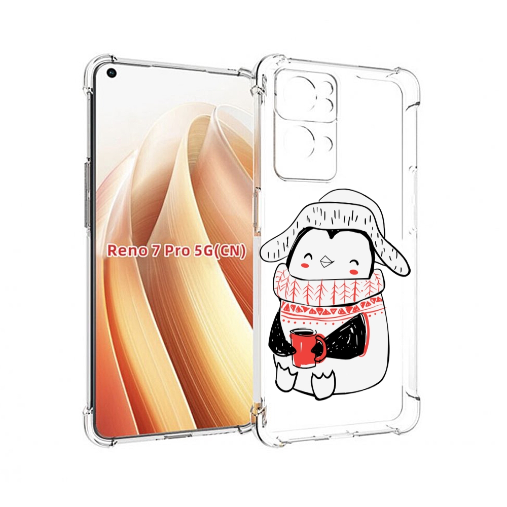 

Чехол MyPads Милый пингвин для OPPO Reno7 Pro 5G, Прозрачный, Tocco
