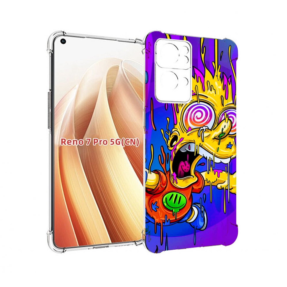 

Чехол MyPads Барт-арт-стрит для OPPO Reno7 Pro 5G, Прозрачный, Tocco