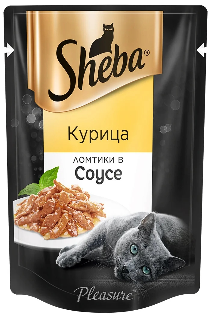 

Влажный корм для кошек Sheba с курицей, 85 г