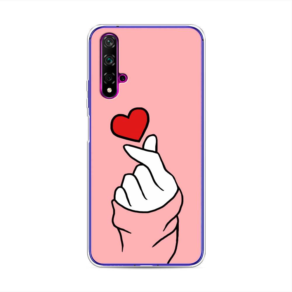 

Чехол Awog на Huawei Nova 5T "Милое сердечко", Разноцветный, 610550-7