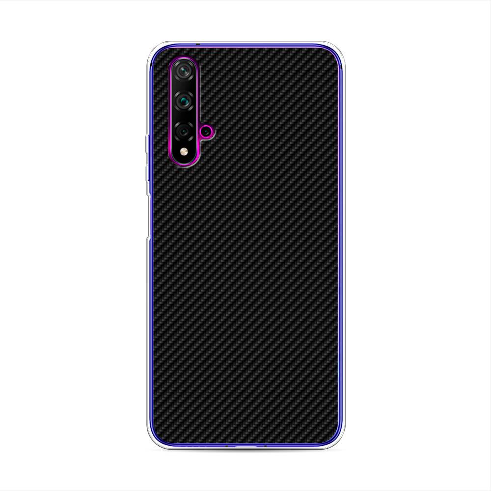 

Чехол Awog "Черный карбон" для Huawei Nova 5T, Разноцветный, 610550-3