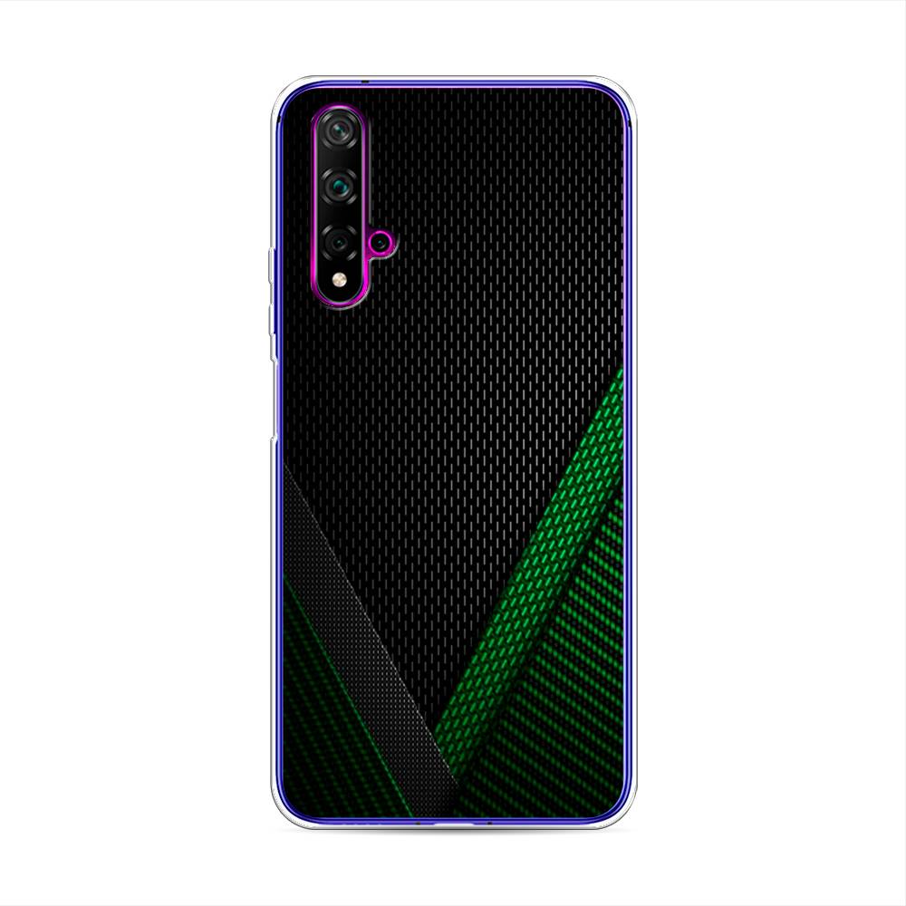 

Чехол Awog на Huawei Nova 5T "Зеленый карбон", Разноцветный, 610550-3