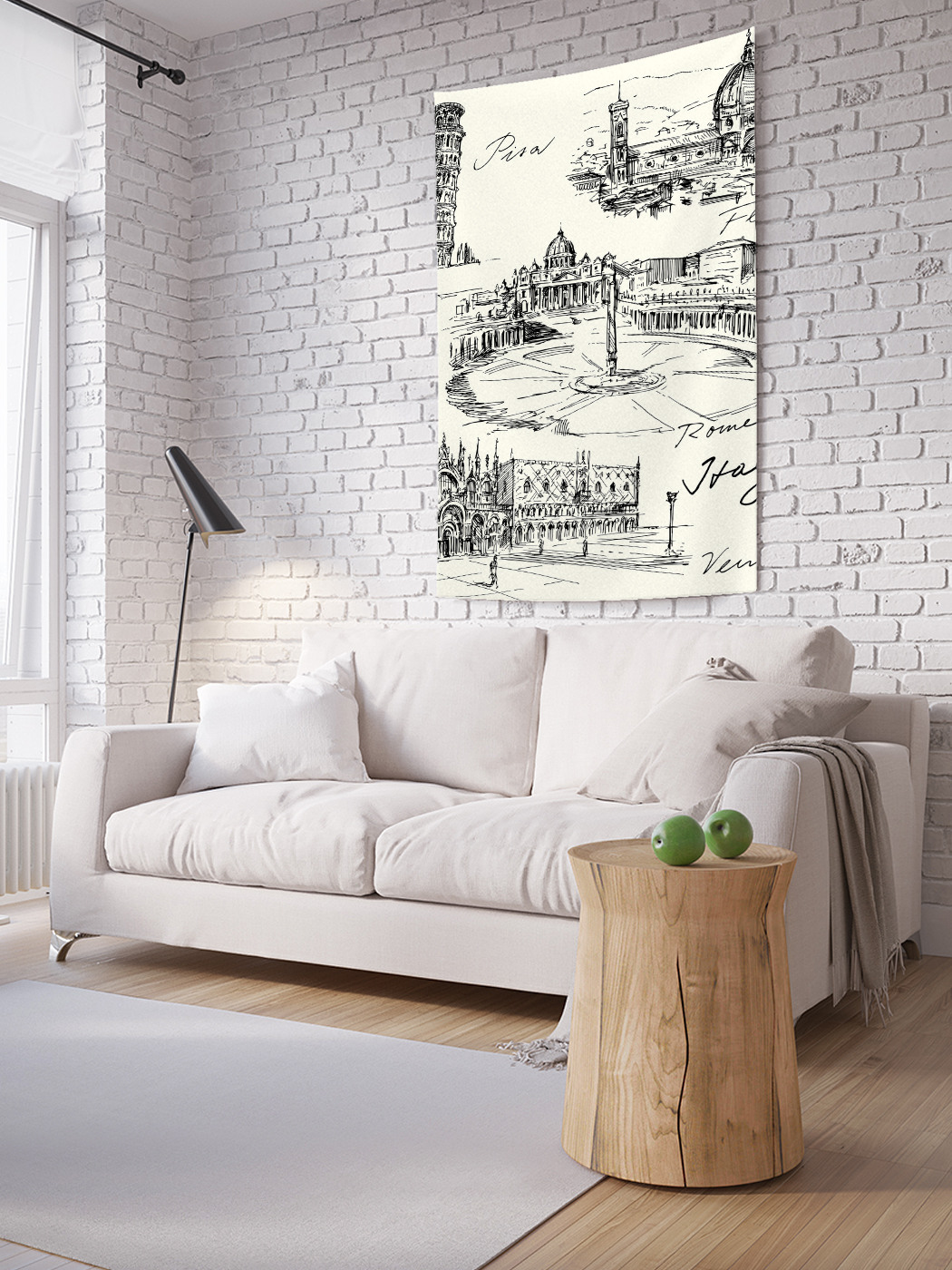 

Вертикальное фотопанно на стену JoyArty Италия ждет 100x150 см, Италия ждет