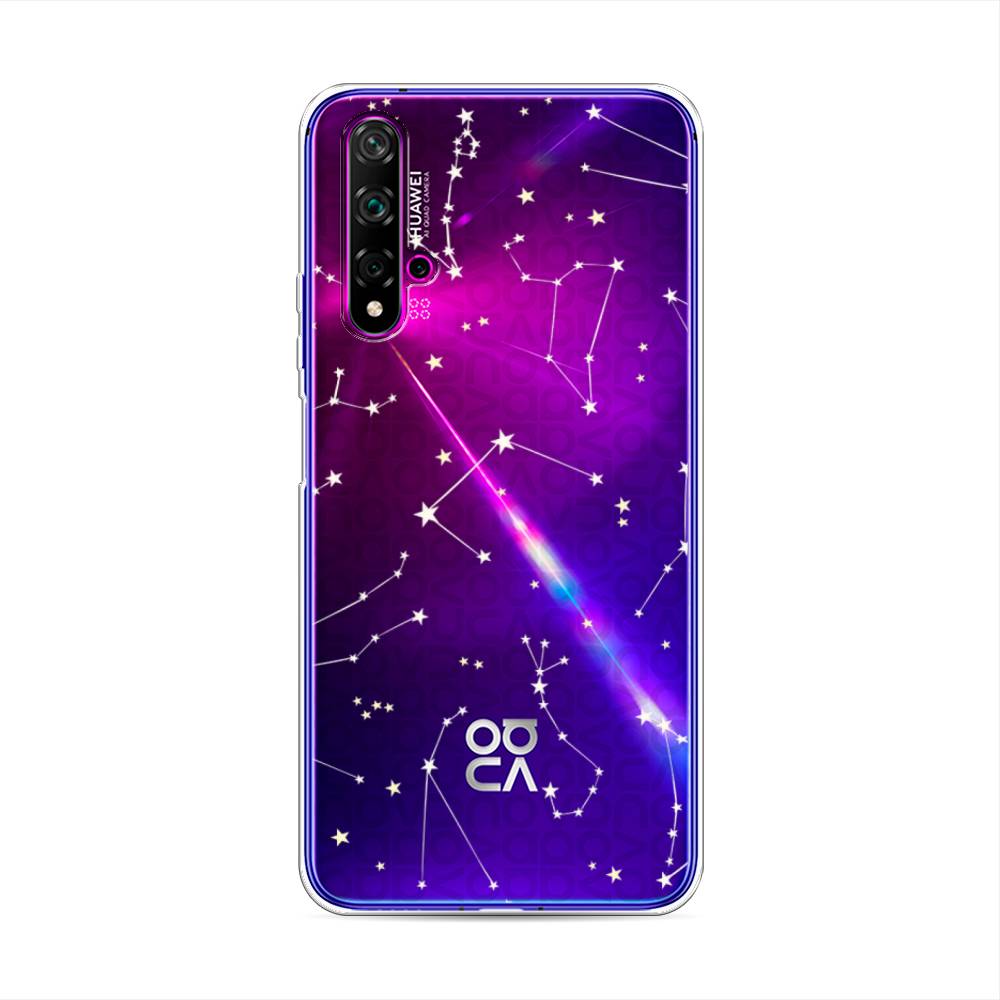 

Чехол Awog на Huawei Nova 5T "Созвездия", Разноцветный, 610550-7