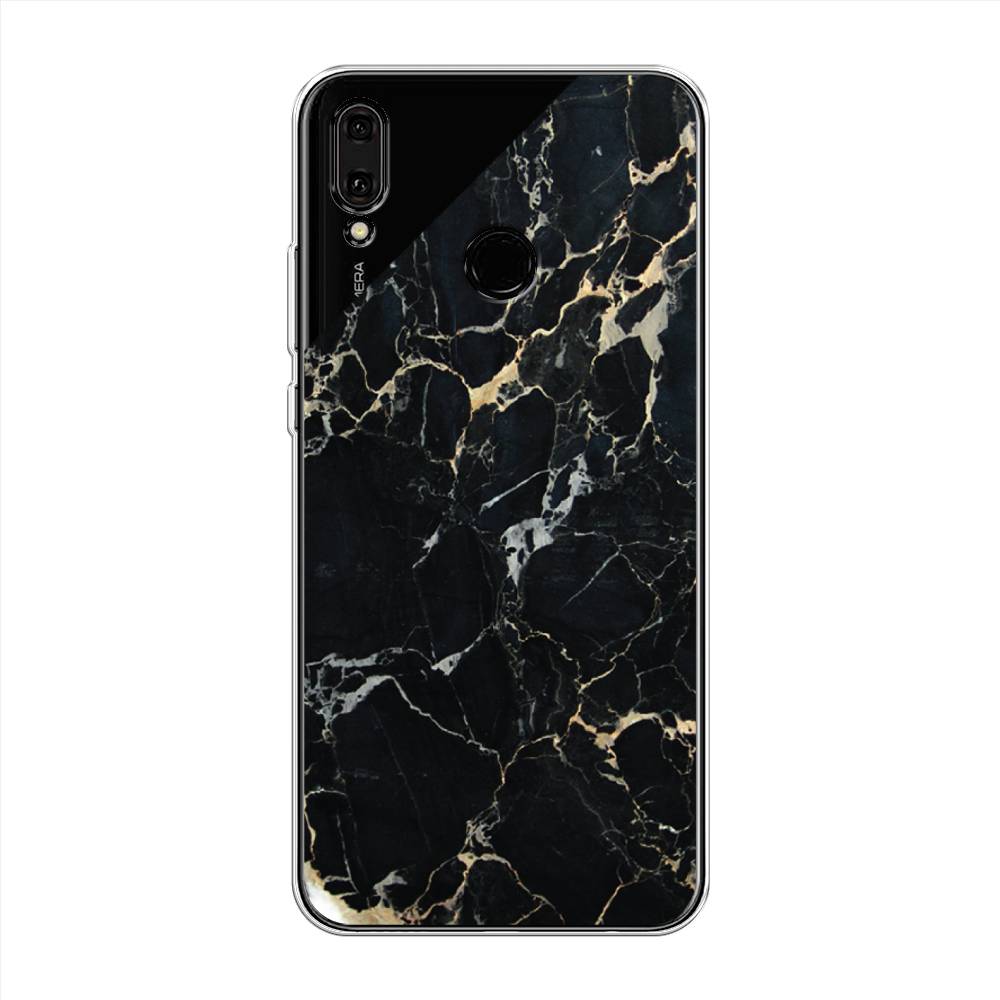 

Чехол Awog "Черный мрамор уголок" для Huawei Y9 2019
