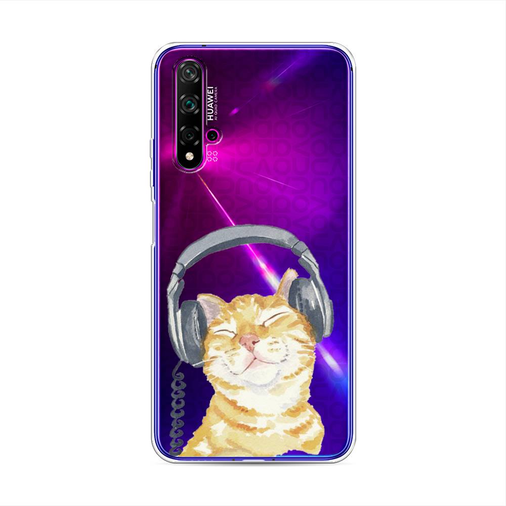 

Чехол Awog "Кот меломан" для Huawei Nova 5T