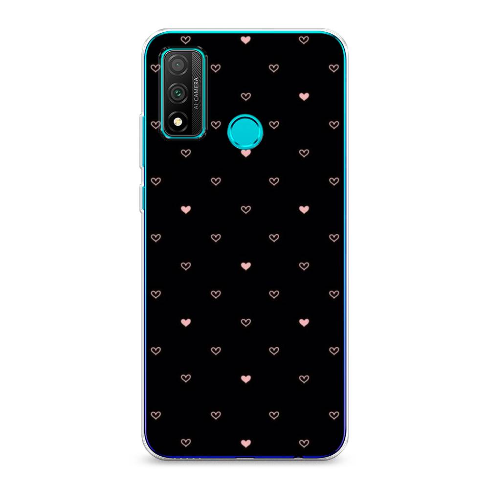

Чехол Awog "Черный фон и сердечки" для Huawei P Smart 2020