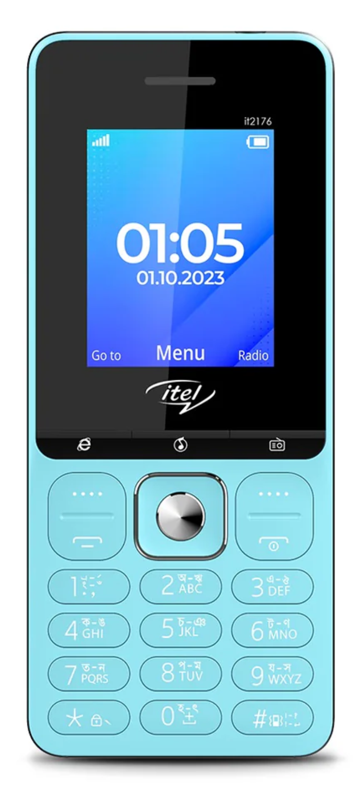 

Мобильный телефон Itel it2176 зеленый (4894947008559), it2176