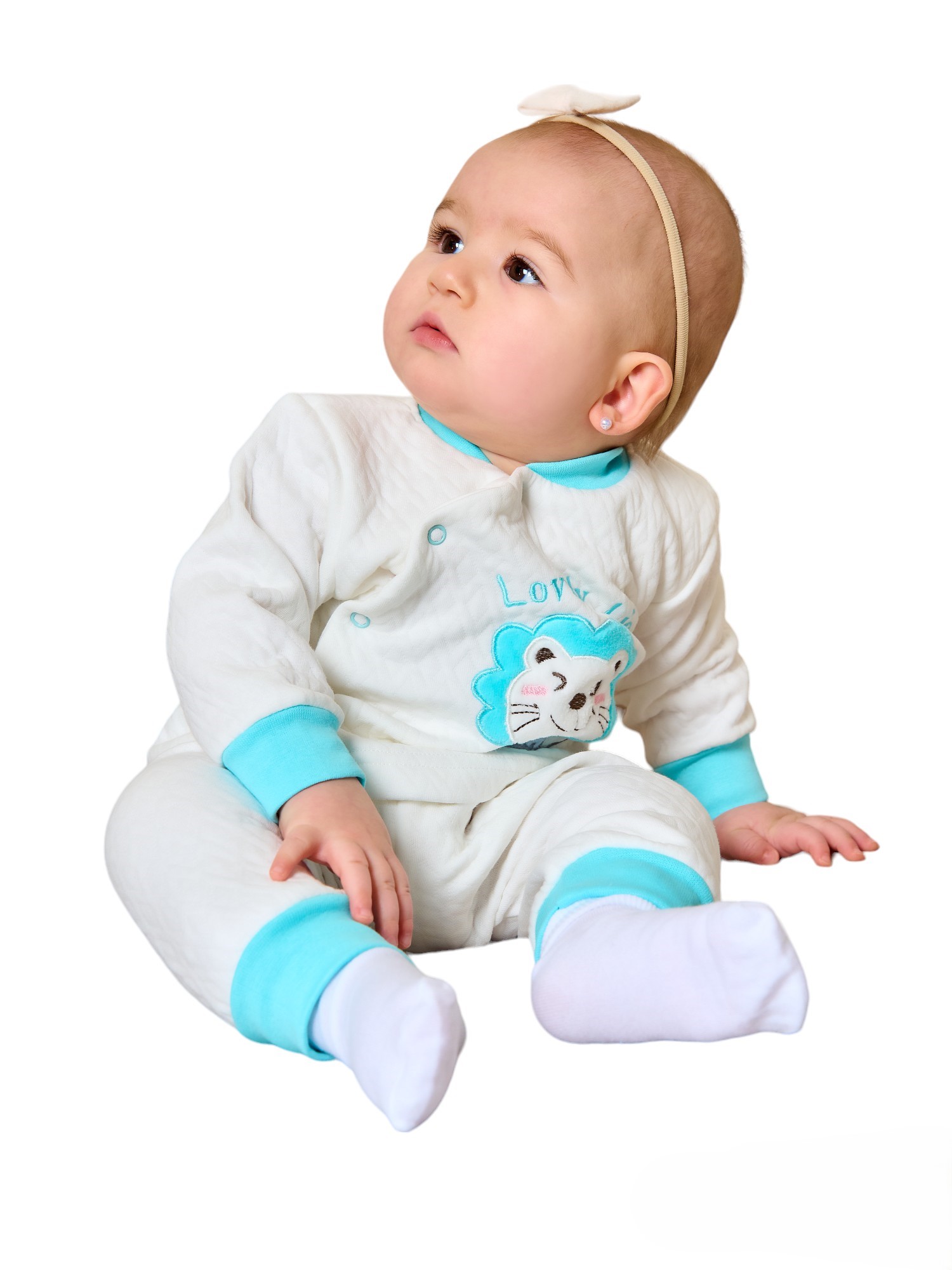 Комплект одежды детский Осьминожка Т-3158-74 Львенок, Белый, 74