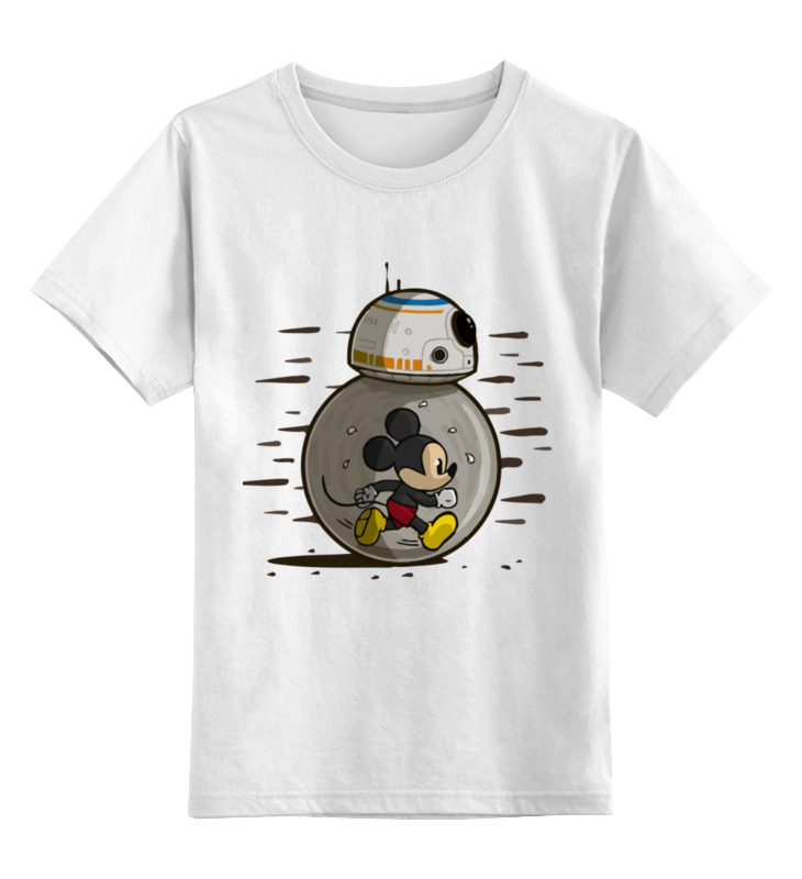 

Детская футболка Printio Мышонок цв.белый р.164, 0000003002964