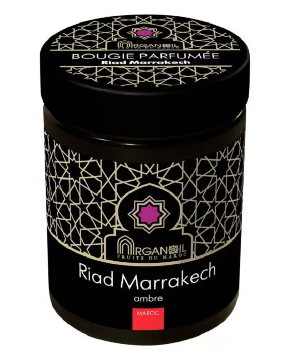 фото Diar argana arganoil fruits du maroc ароматическая свеча riad marrakech амбра, 160 мл