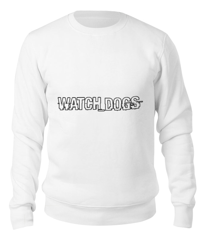 

Свитшот унисекс Printio Watch_dogs by pj белый XL, Watch_dogs by pj