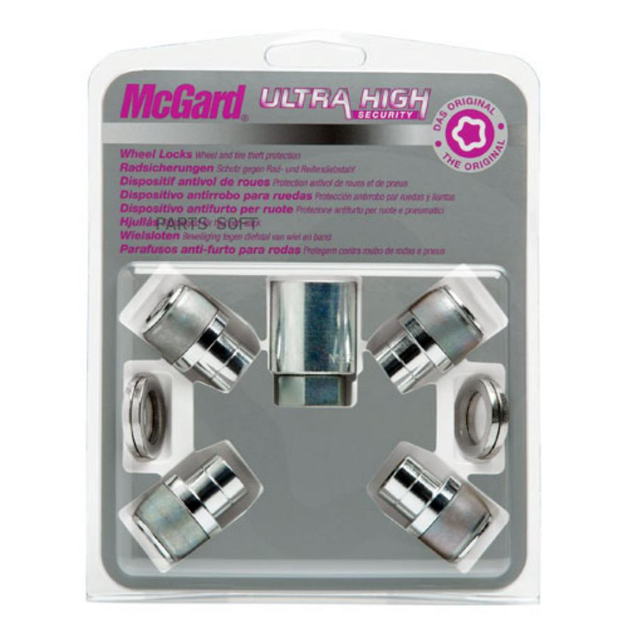 Гайка Mcgard Секрет M12x1,5x35x35x21 Пресс-Шайба Box 4+1 Chrome 21156 Sl McGARD арт. 21156