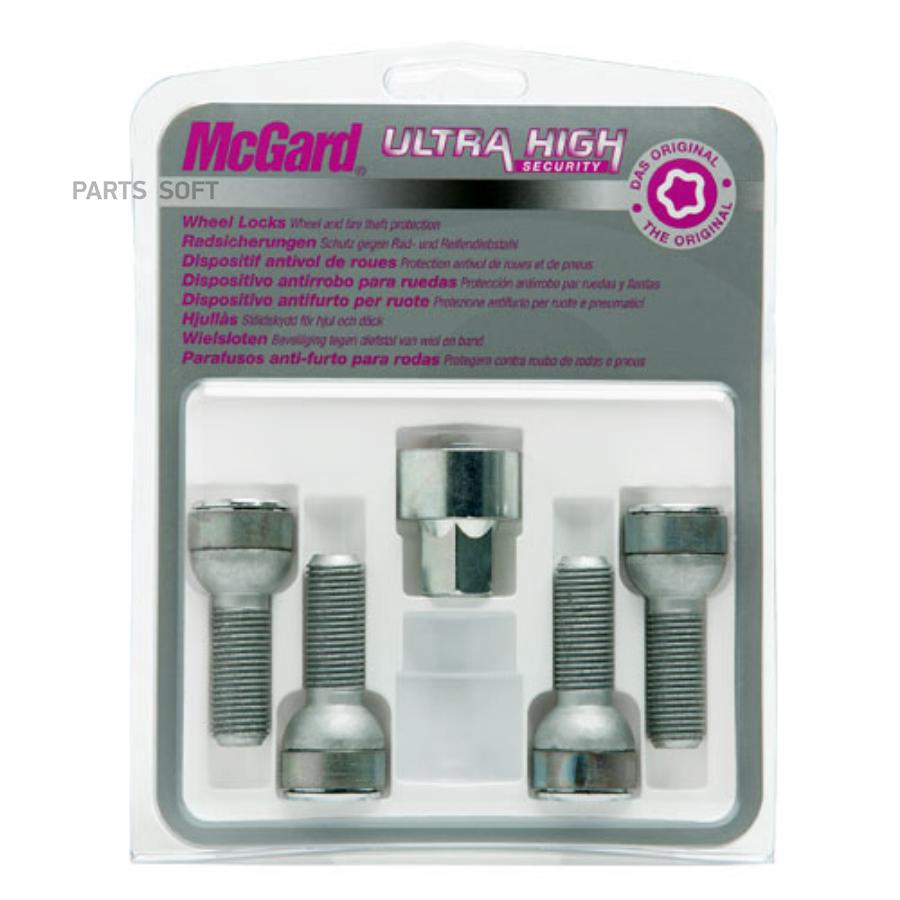 

Болт Mcgard Секрет M14x1,5x46,7x26,7x17 Сфера Chrome 28018 Sl McGARD арт. 28018 SL