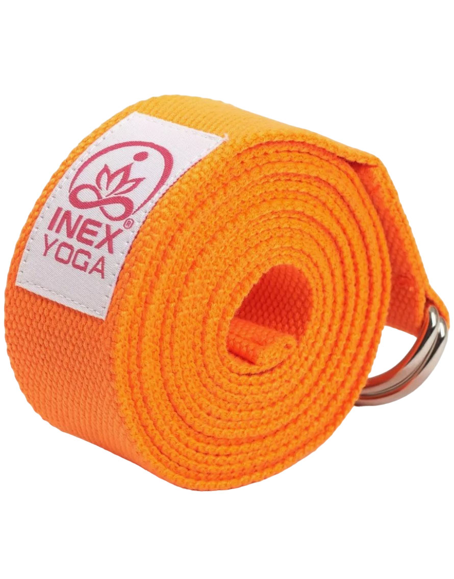 Ремень для йоги INEX  Stretch Strap HG YSTRAP-642 24-YL-00 240 см  желтый