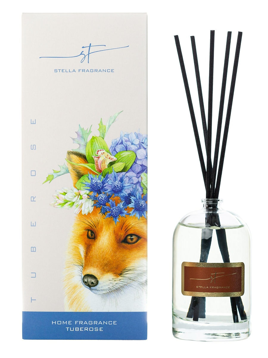 фото Stella fragrance диффузор ароматический tuberose лиса, 100 мл арома хоум ооо