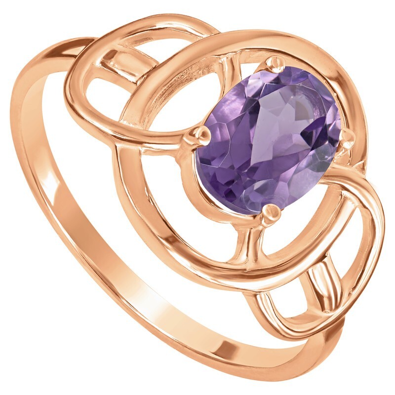 

Кольцо из серебра с аметистом р., LAZURIT-ONLINE 841202, 841202