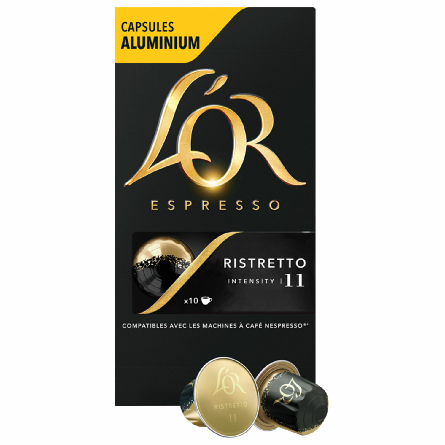 

Кофе в алюминиевых капсулах L'OR Espresso Ristretto, 10 шт