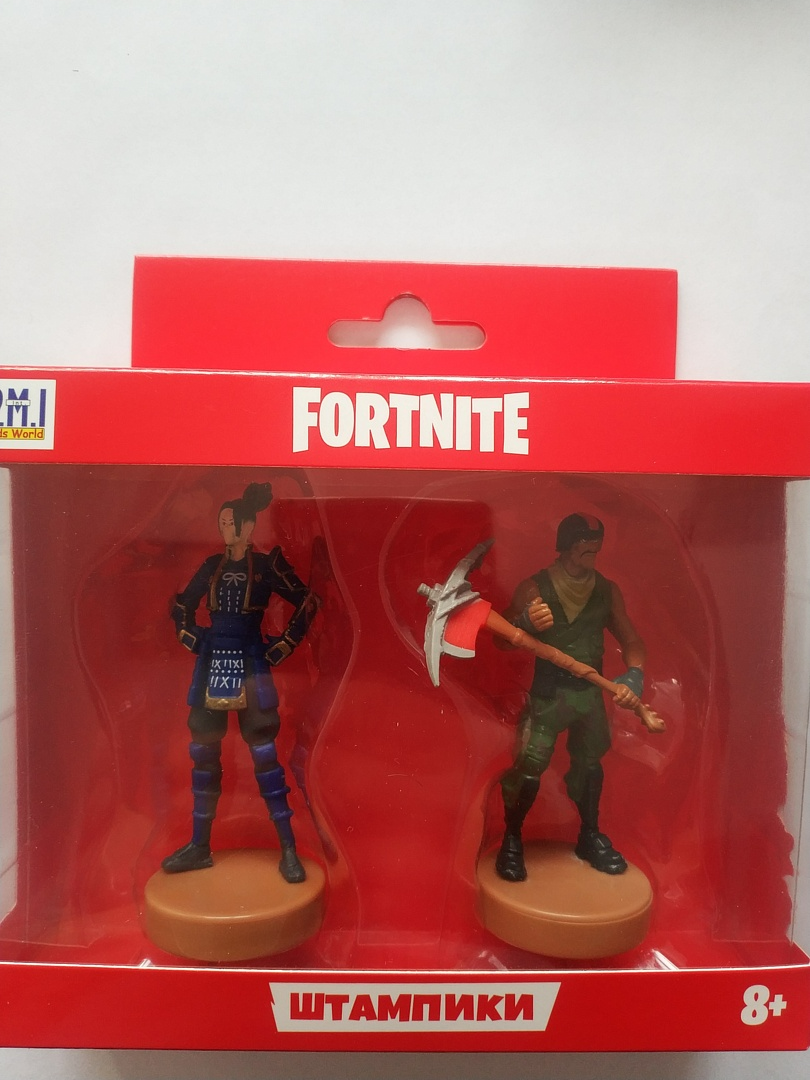 

Фигурка Fortnite штампик 7,5 см, серия 2, Hime and Aerial Assault Trooper 2 шт, FOR5215