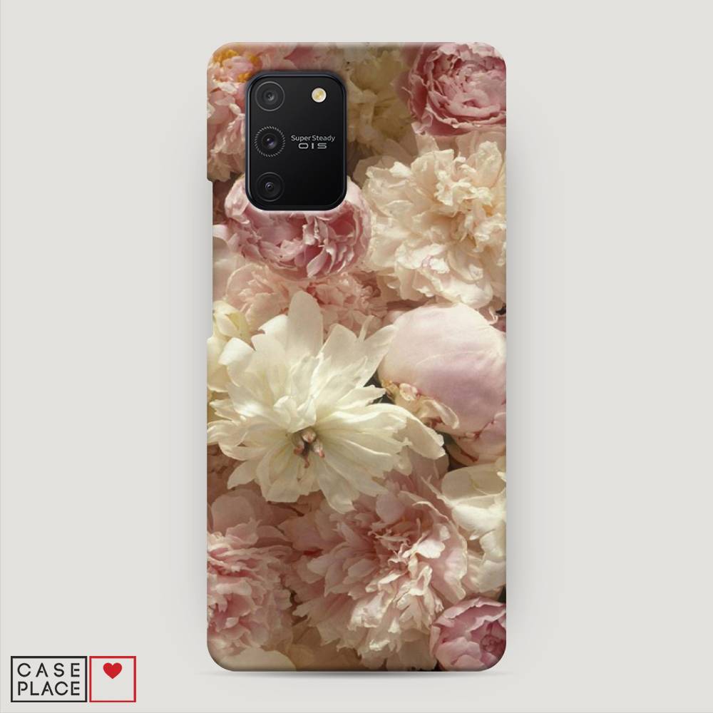 

Пластиковый чехол "Пионы светлые" на Samsung Galaxy S10 Lite, 210020-6