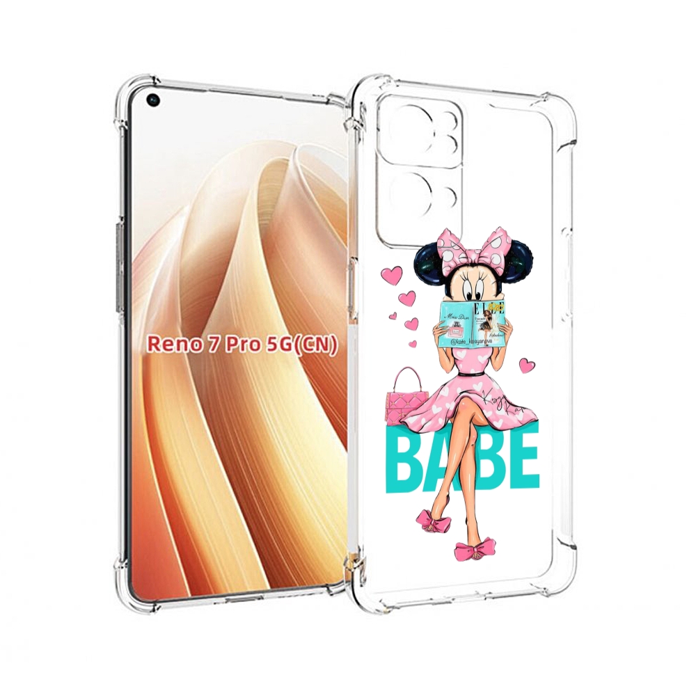 

Чехол MyPads Бейби-микки для OPPO Reno7 Pro 5G, Прозрачный, Tocco