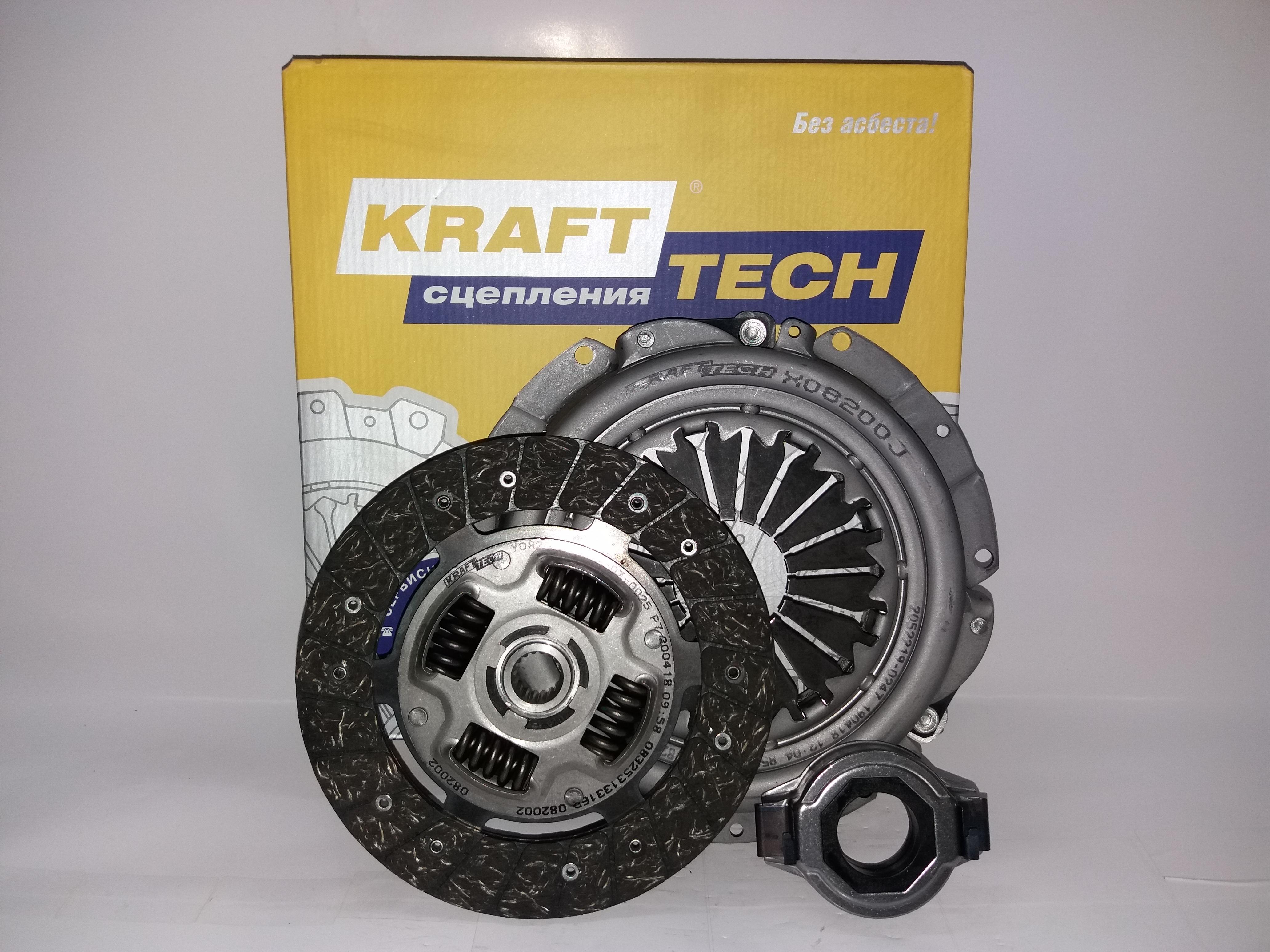 

Комплект Сцепления Nissan Almera N16,Primera P11,P12 1.5-1.6 00- KraftTech арт. W21200J