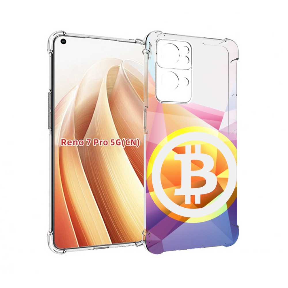 

Чехол MyPads Биткоин для OPPO Reno7 Pro 5G, Прозрачный, Tocco