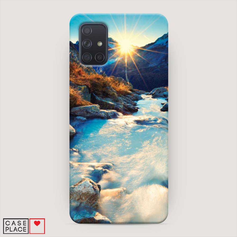 

Пластиковый чехол "Восход 7" на Samsung Galaxy A71, 29020-3