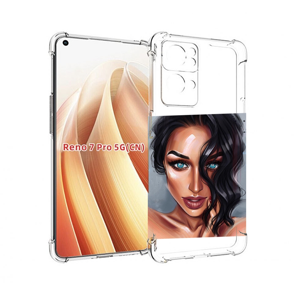 

Чехол MyPads Брюнетка для OPPO Reno7 Pro 5G, Прозрачный, Tocco