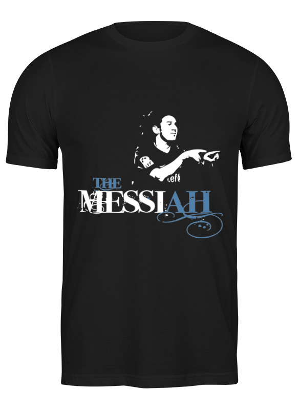 

Футболка мужская Printio The messiah черная XL, Черный, The messiah