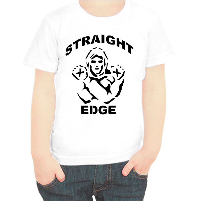 

Футболка мальчику белая 22 р-р Straight edge, Белый, fdm_Straight_edge