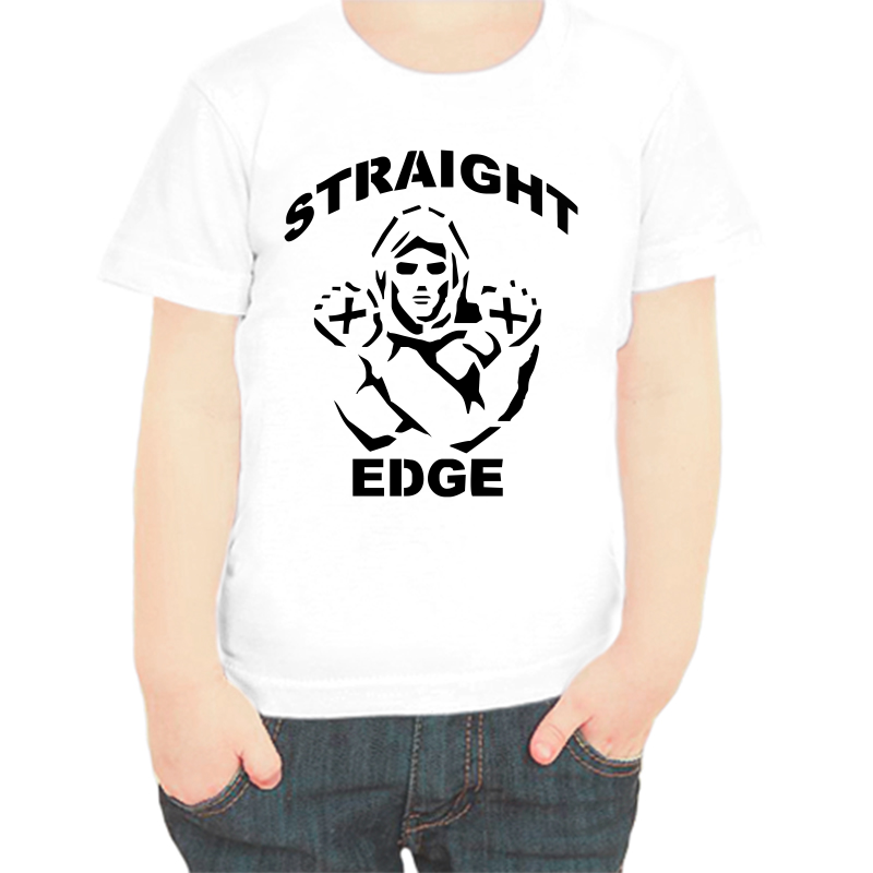 

Футболка мальчику белая 30 р-р Straight edge, Белый, fdm_Straight_edge