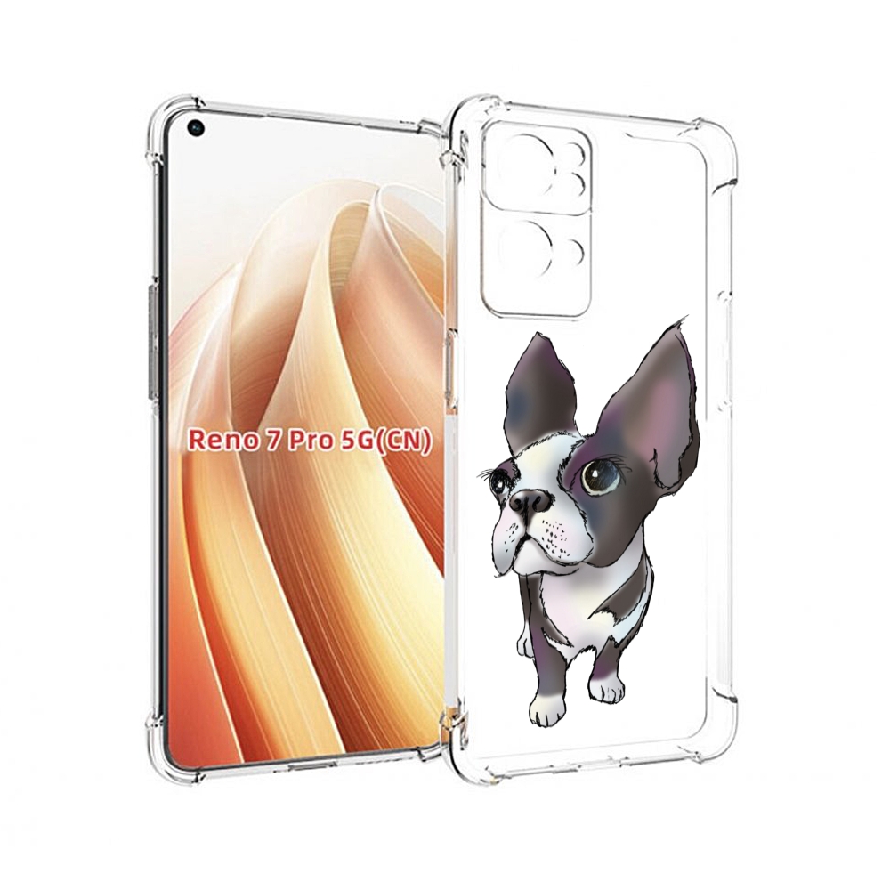 

Чехол MyPads Бульдожка для OPPO Reno7 Pro 5G, Прозрачный, Tocco