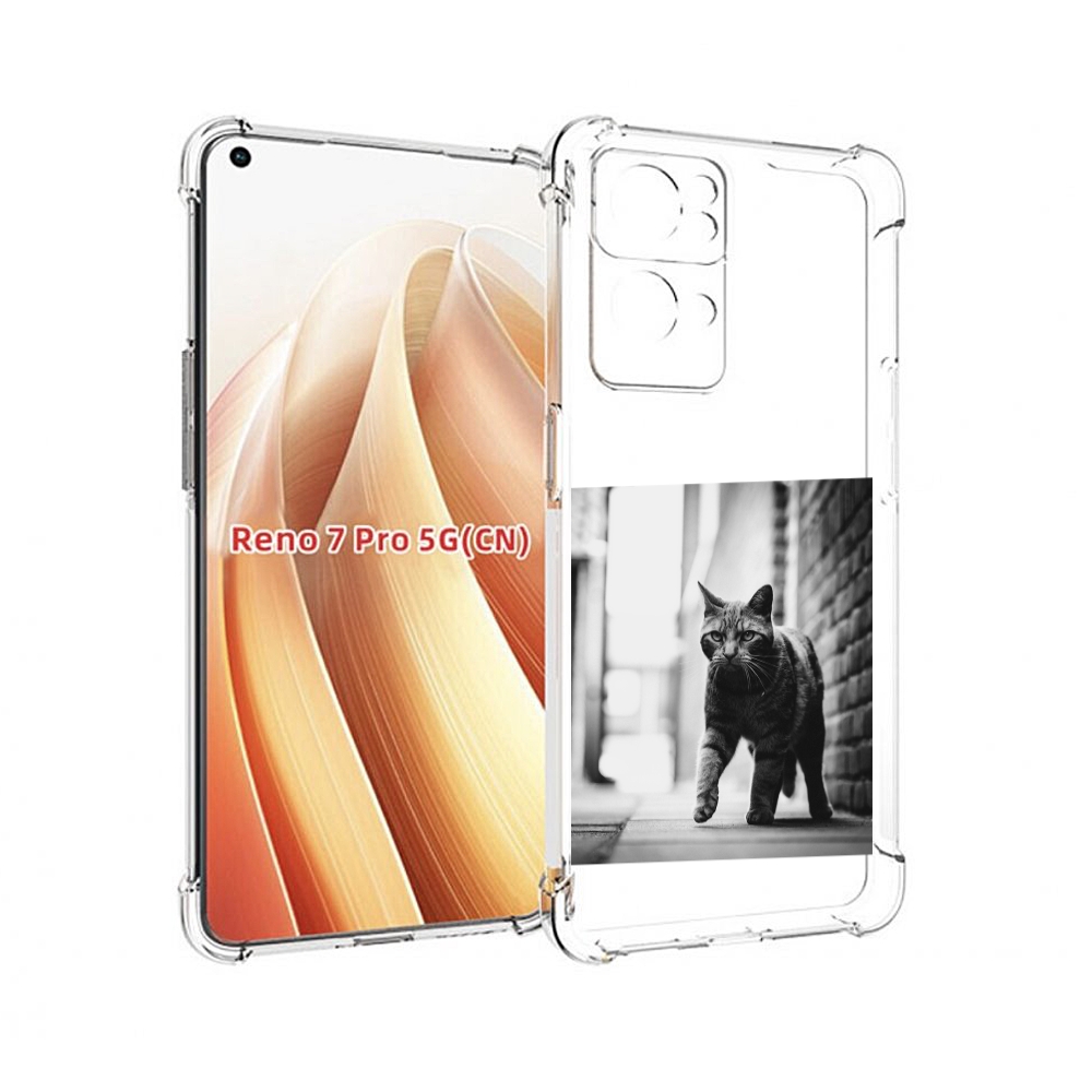 

Чехол MyPads Важный-кот для OPPO Reno7 Pro 5G, Прозрачный, Tocco