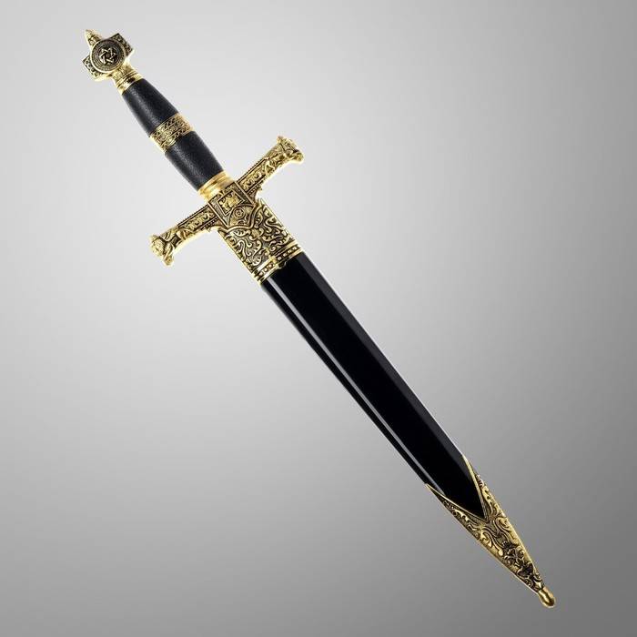 

Кинжал Звезда Давида, Серебристый, d006870920