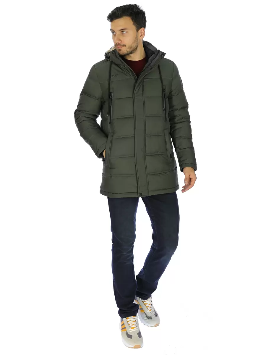 

Зимняя куртка мужская A passion play SQ72608 зеленая 50, Зеленый, SQ72608