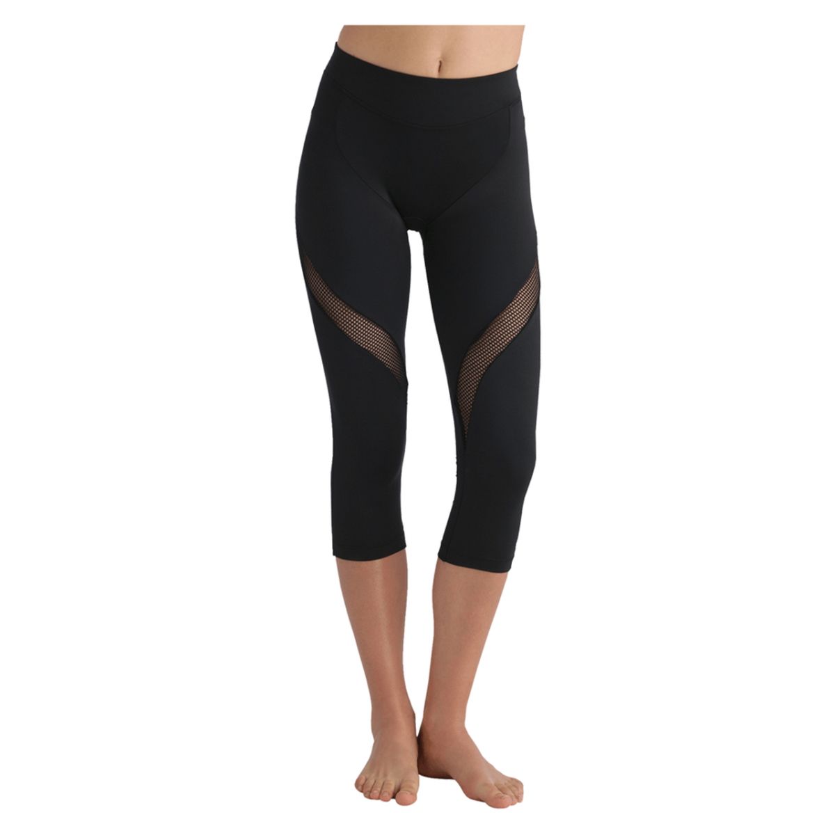 

Спортивные укороченные капри XS черный