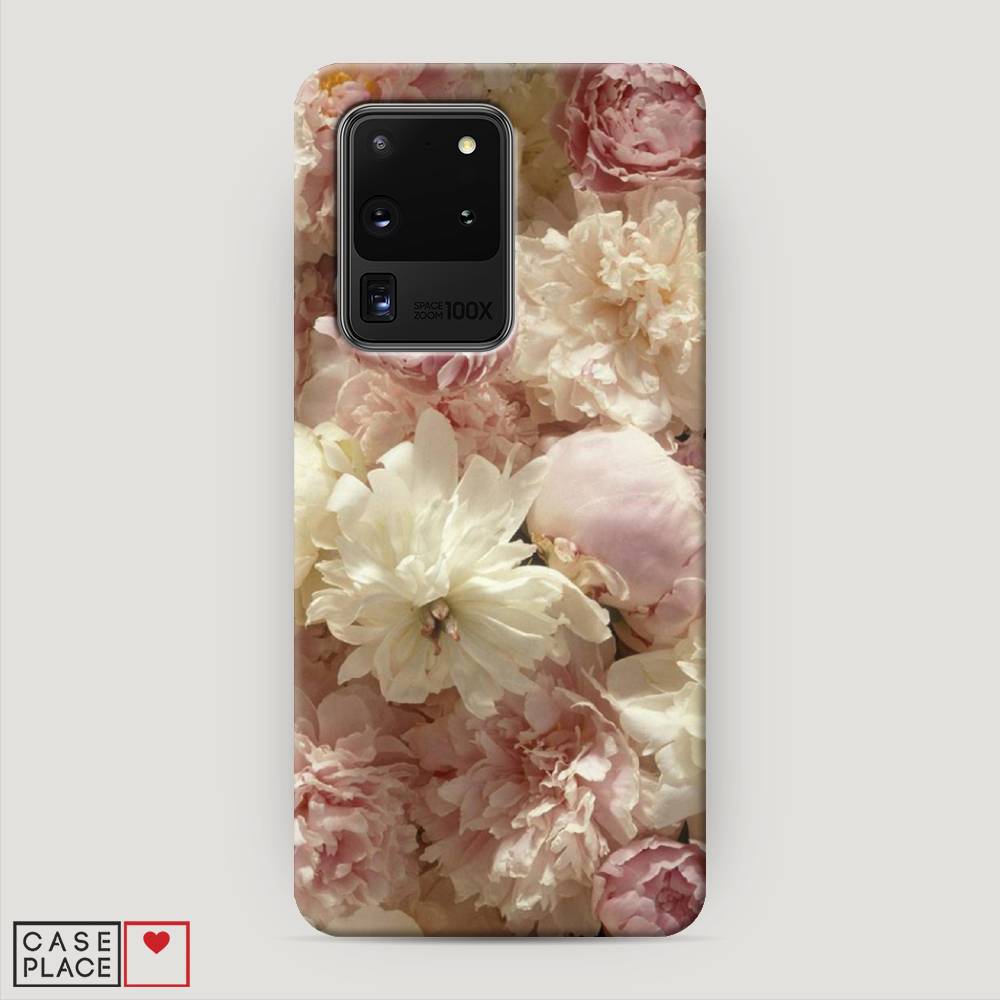 

Пластиковый чехол "Пионы светлые" на Samsung Galaxy S20 Ultra, 29420-6