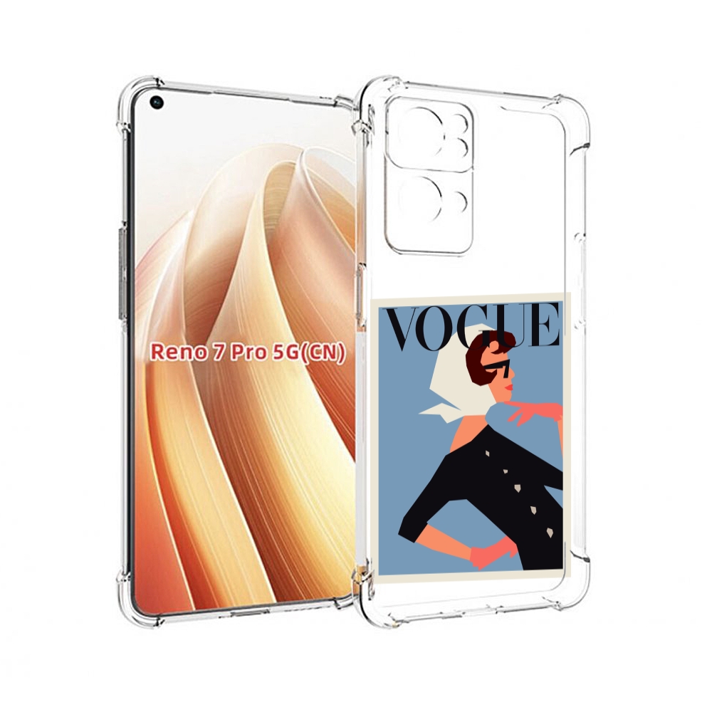 

Чехол MyPads Вогуе картинка для OPPO Reno7 Pro 5G, Прозрачный, Tocco