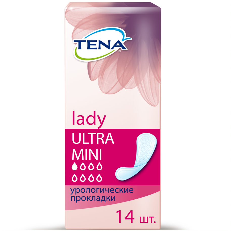 Lady Ultra Mini 14 шт., Прокладки TENA Ультра Мини 14шт  - купить со скидкой