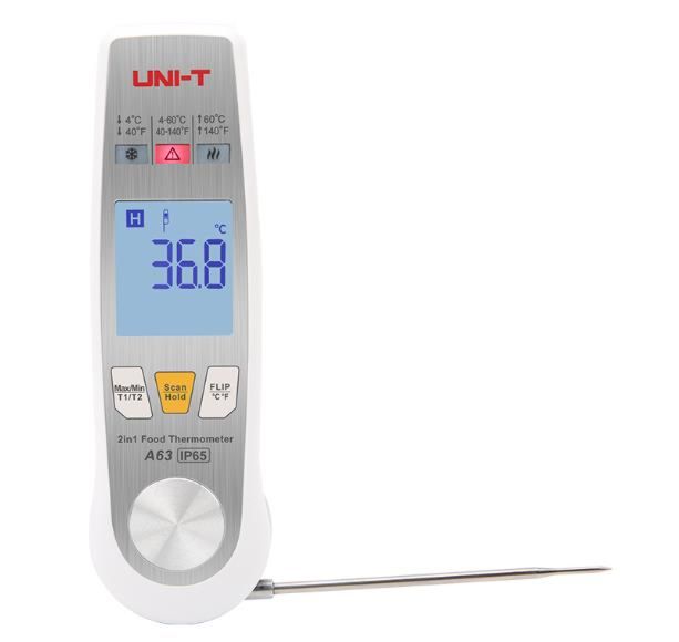 Профессиональный термометр для кухни UNI-T A63 2-in-1