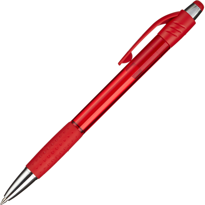 

Ручка шариковая Attache Happy, красный корпус,синяя, масляные чернила, (15шт.)