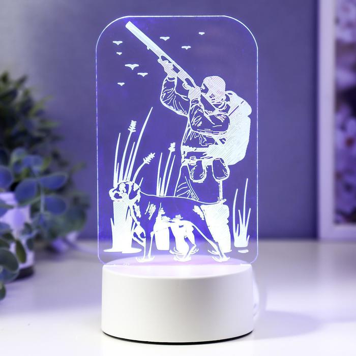 

Светильник Risalux Охотник LED RGB от сети 9.5х10х19.5 см