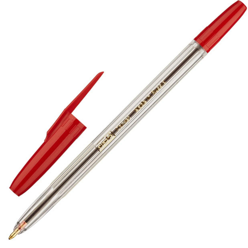 Ручка шариковая Attache Corvet красная, 0,7мм, (20шт.)