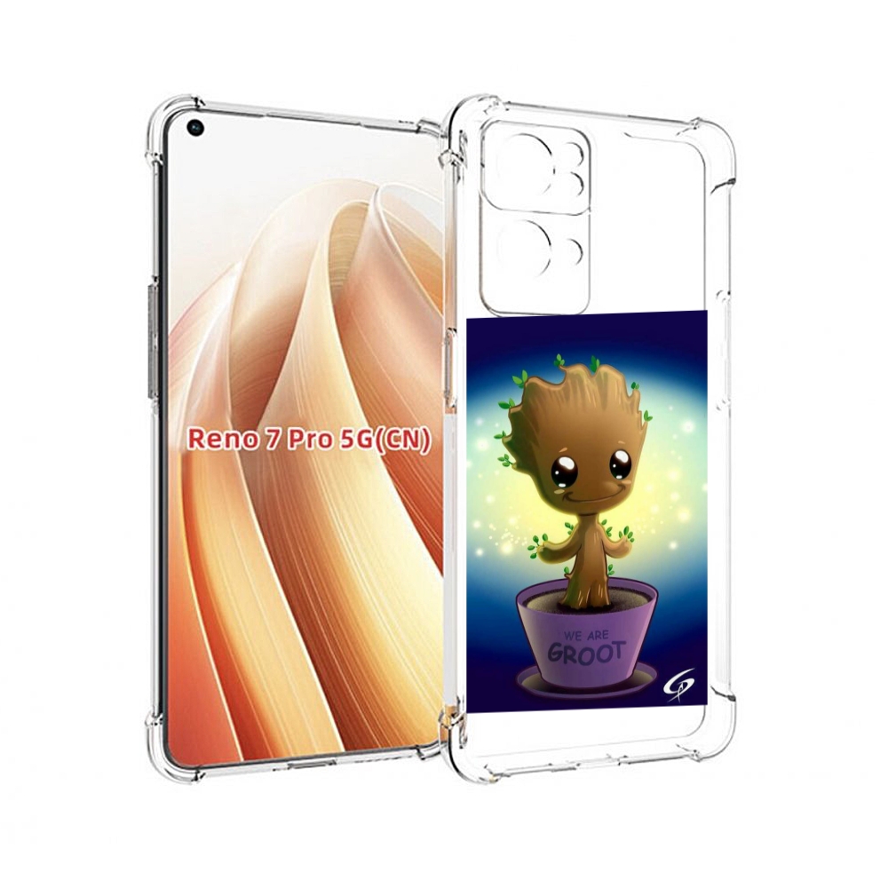 

Чехол MyPads Грут для OPPO Reno7 Pro 5G, Прозрачный, Tocco