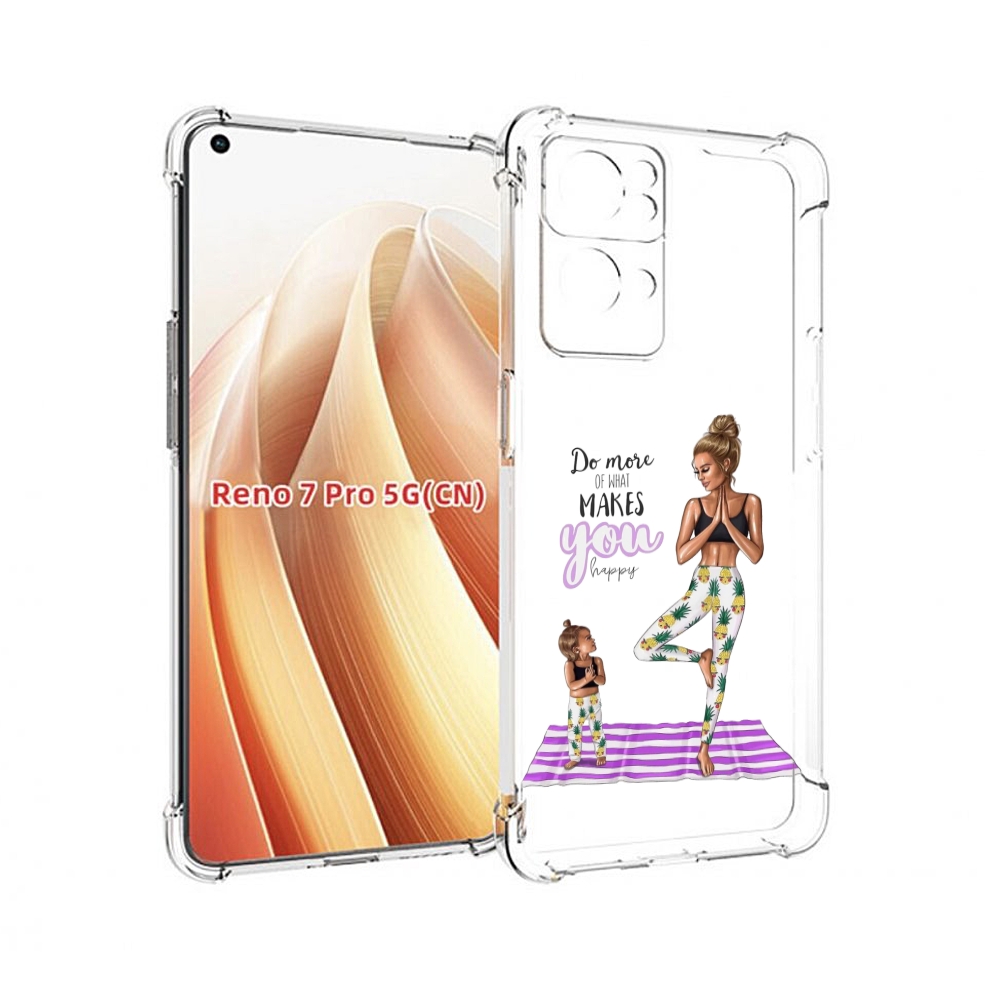 

Чехол MyPads Девочки-в-ананасах для OPPO Reno7 Pro 5G, Прозрачный, Tocco