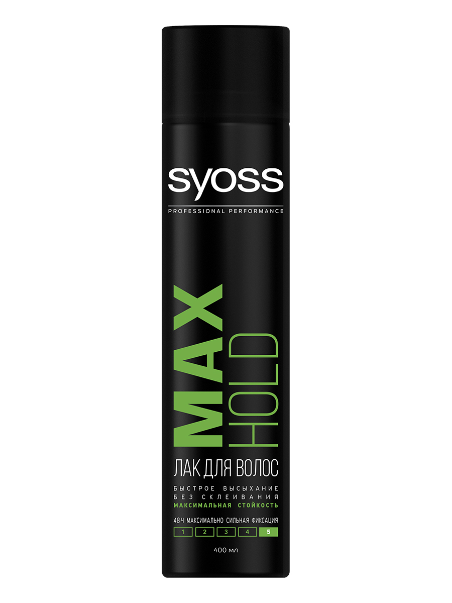 Купить Лак для укладки волос Syoss Max Hold максимально сильная фиксация 5, 400 мл, лак для волос Max Hold 2113796/1954820/1809465/2016417