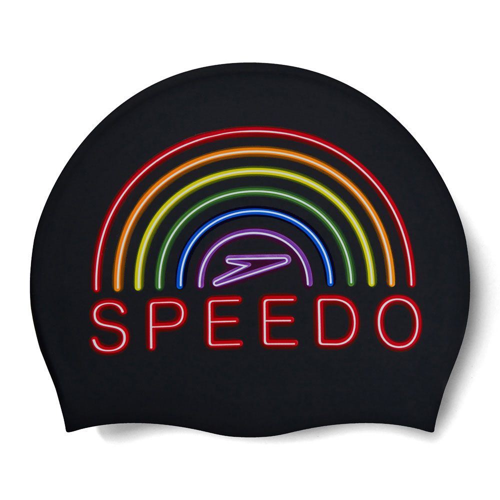 

Шапочка для плавания SPEEDO Slogan Print Cap 8-0838516037, силикон, Черный, Slogan Print Cap