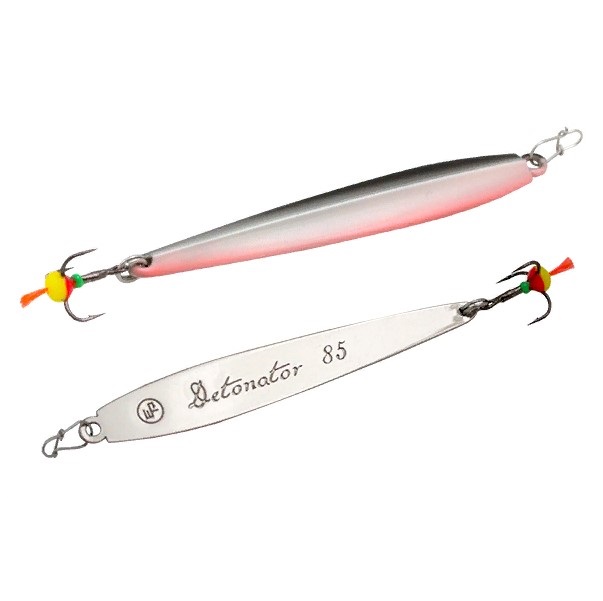 

Блесна вертикальная ECOPRO Detonator, 75мм, 9г, MOS, Серебристый;красный, EPVJDT75MOS